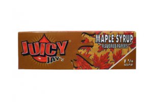 Juicy Jay's ochucené krátké papírky, Maple syrup, 32ks/bal.